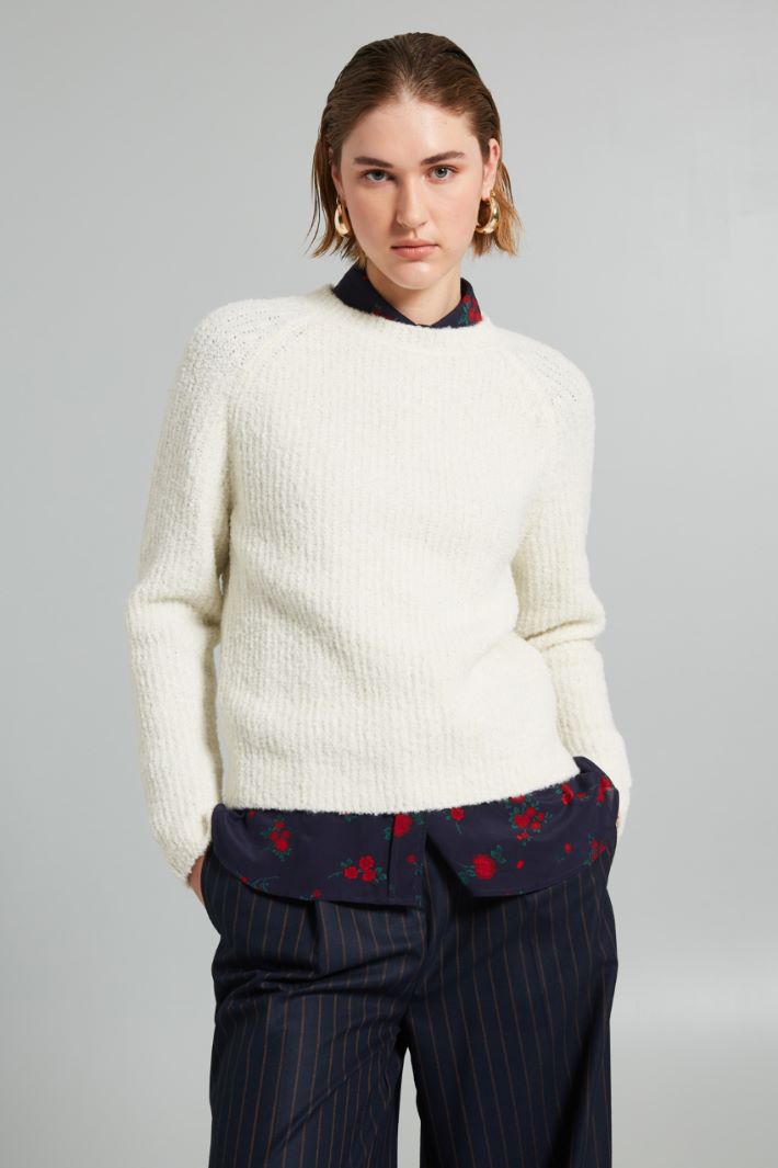 Bouclé mohair sweater Intrend - 3