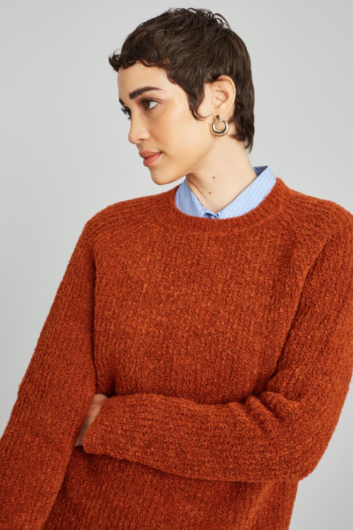 Bouclé mohair sweater Intrend - 4