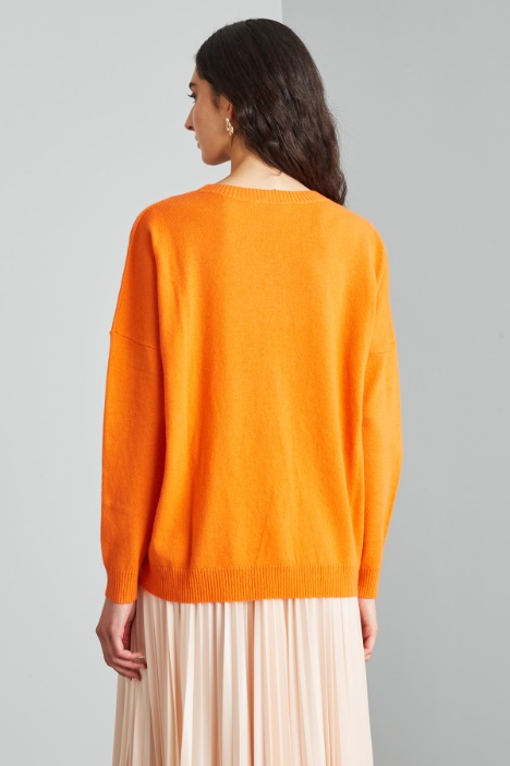 Maglia in lana e cashmere