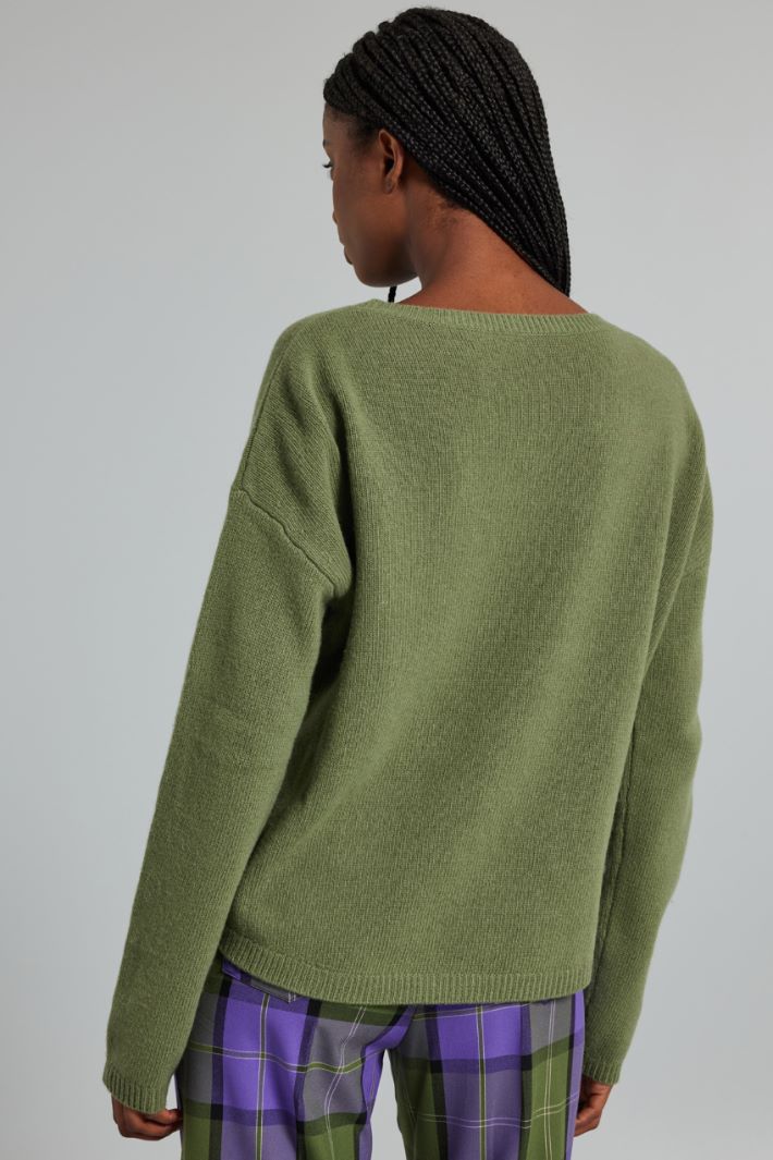 Boxy fit sweater with pockets Intrend - 2