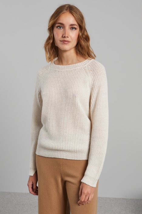 Rib-knit alpaca sweater  Intrend