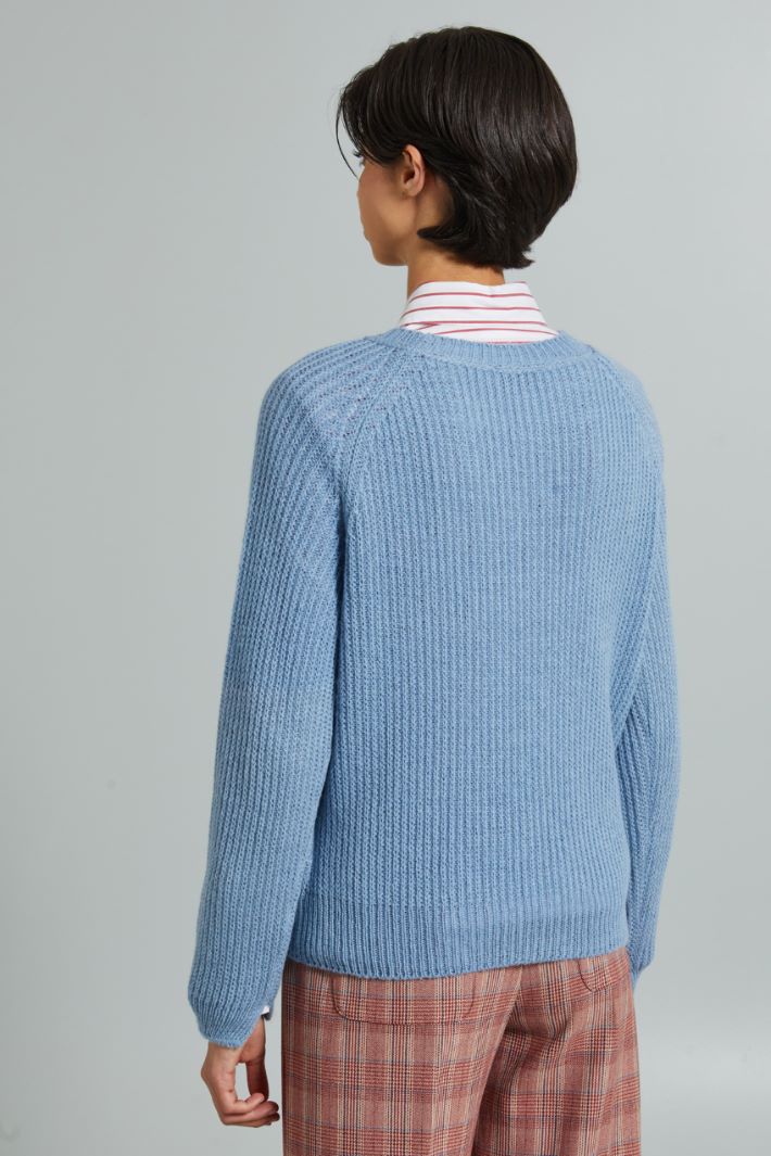 Rib-knit alpaca sweater  Intrend - 2