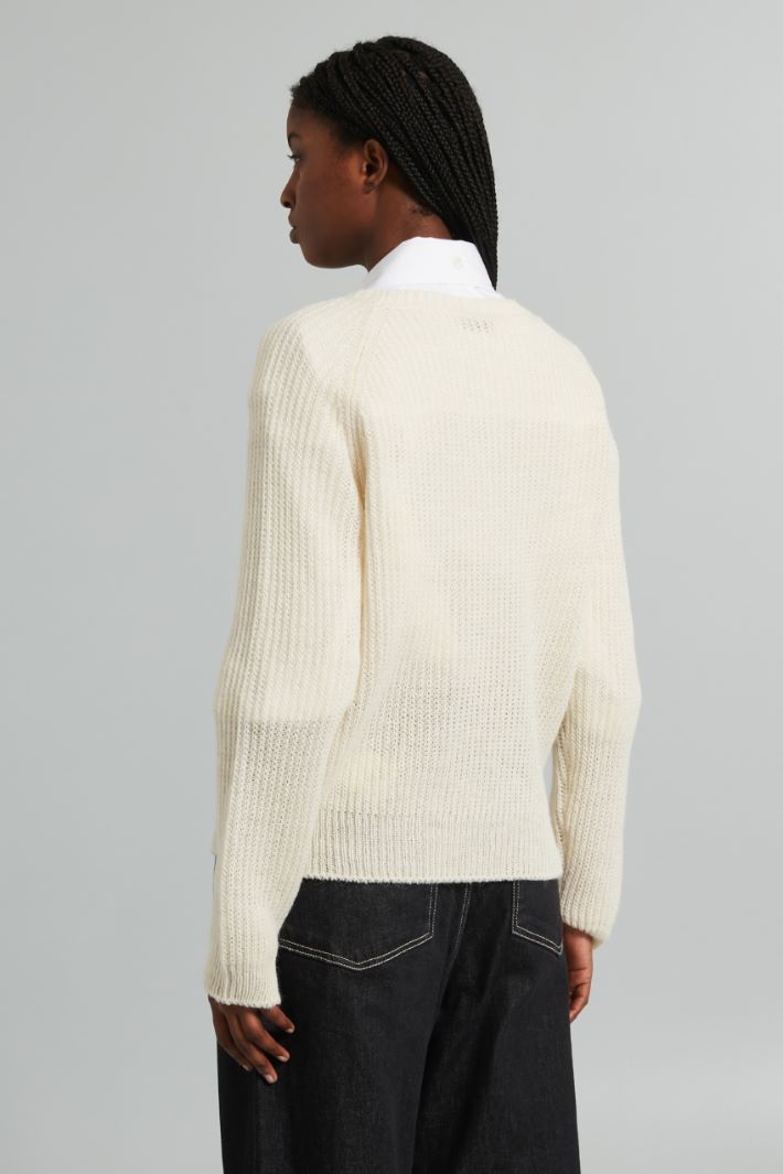 Rib-knit alpaca sweater  Intrend - 2