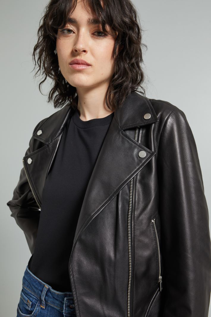 Leather jacket Intrend - 3