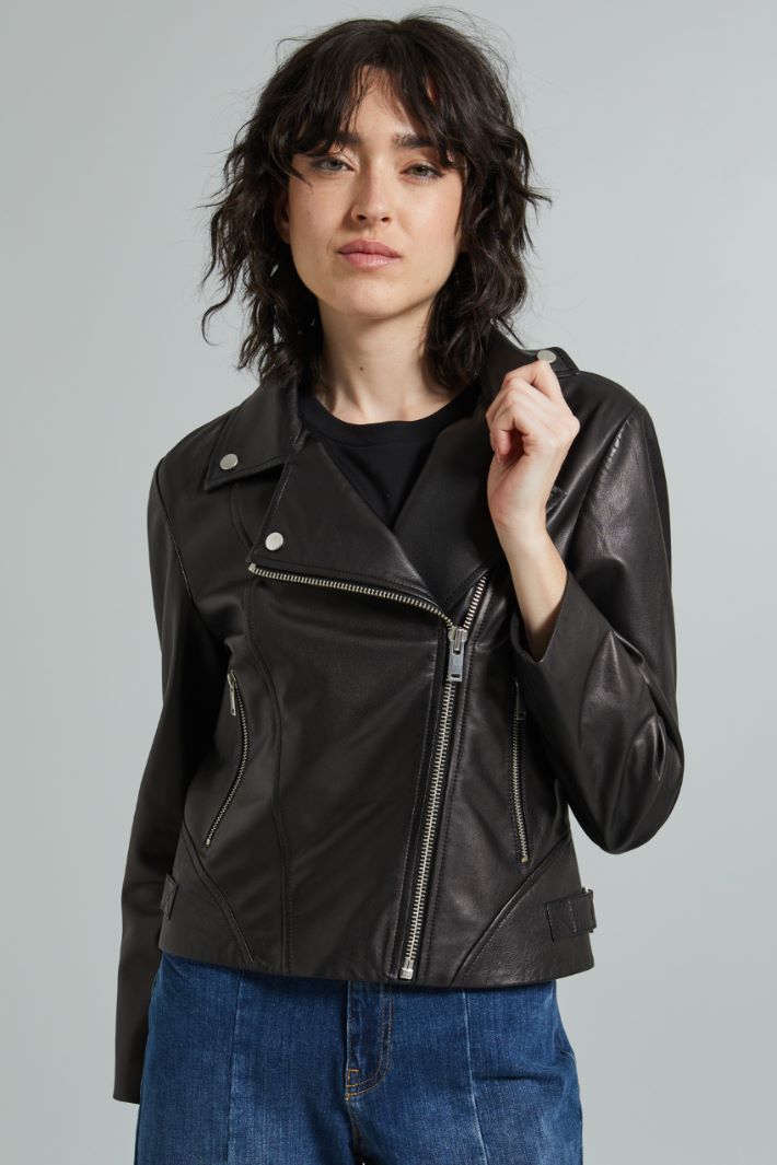 Leather jacket Intrend - 4