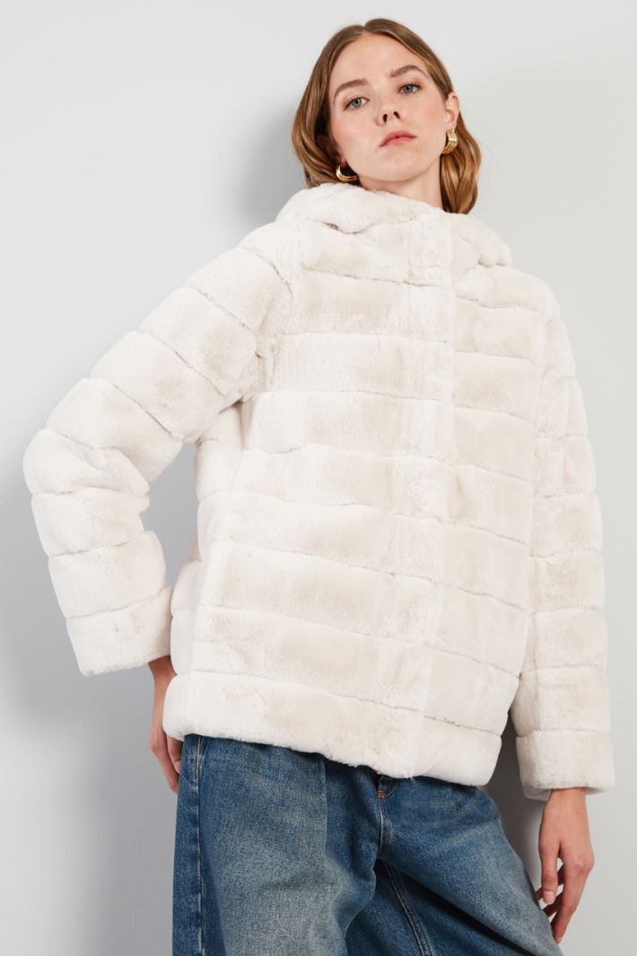 Plush padded jacket Intrend - 3