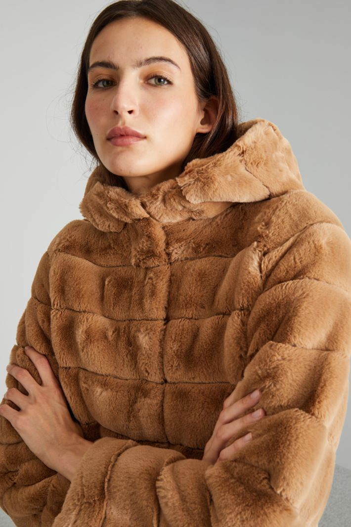 Plush padded jacket Intrend - 4