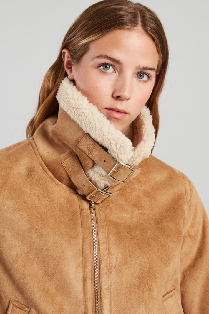 Sheepskin-style jacket Intrend - 4