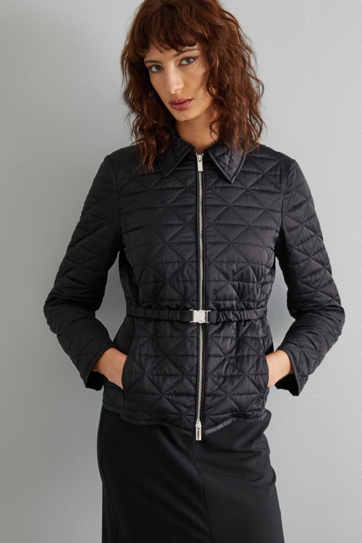 Padded jacket with collar Intrend - 3