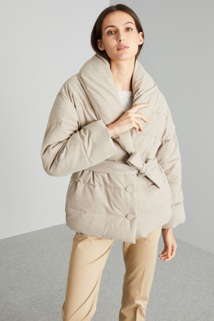 Loose padded canvas jacket Intrend - 3