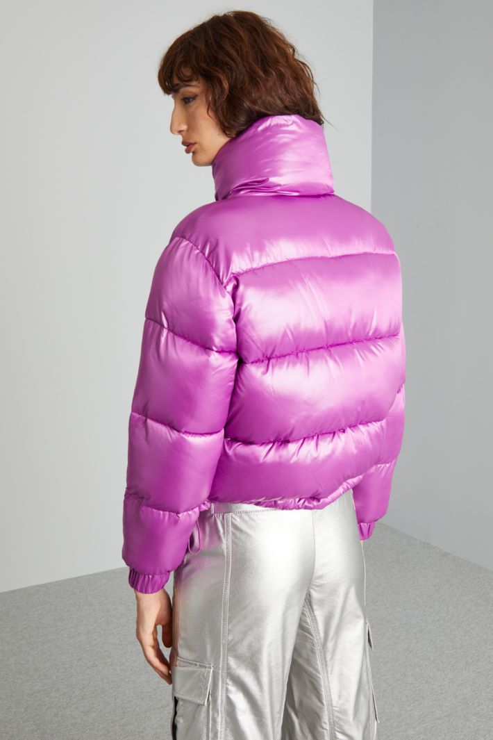 Short shiny down jacket Intrend - 2