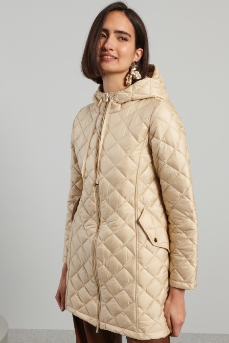 Imbottito trapuntato con zip