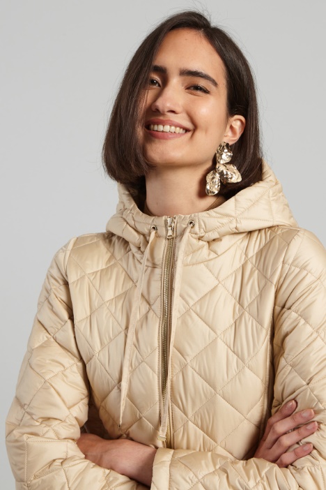 Imbottito trapuntato con zip