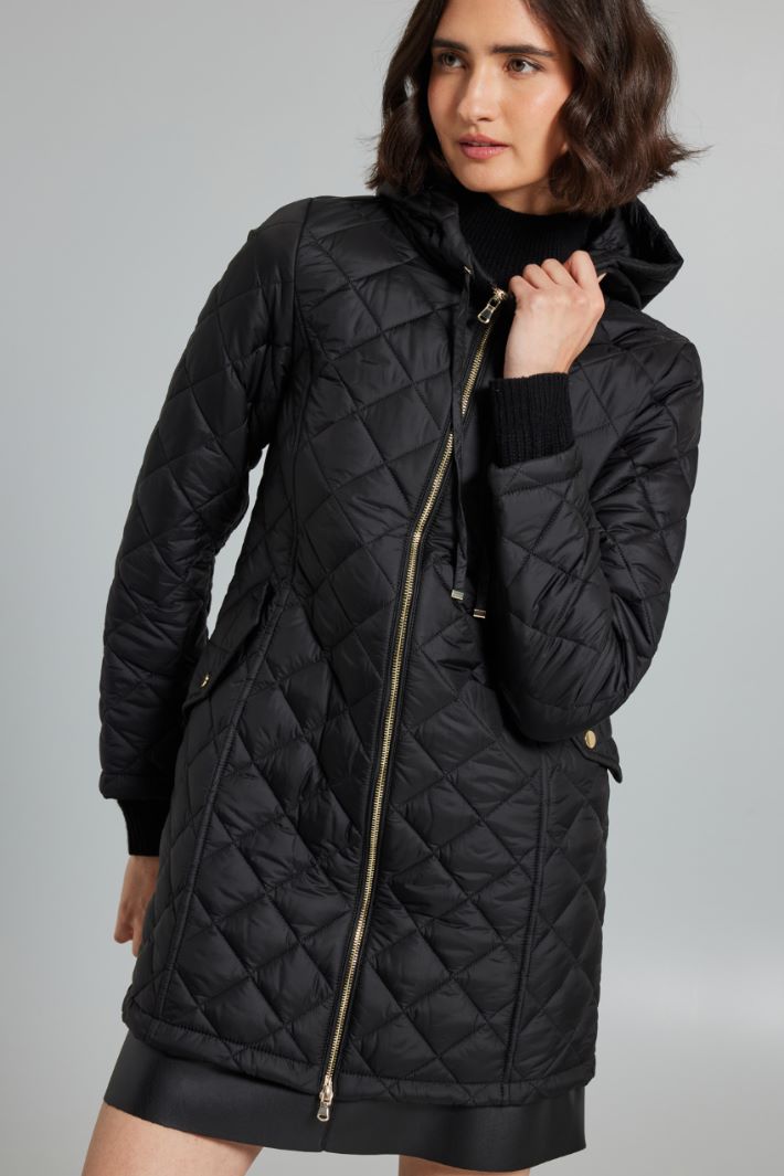 Padded jacket with zip Intrend - 3