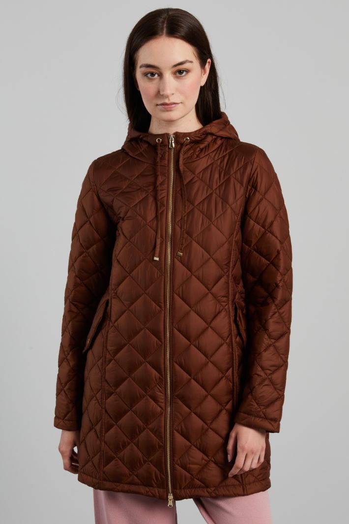 Padded jacket with zip Intrend - 3