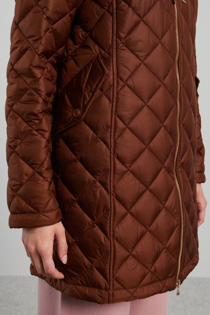 Padded jacket with zip Intrend - 4