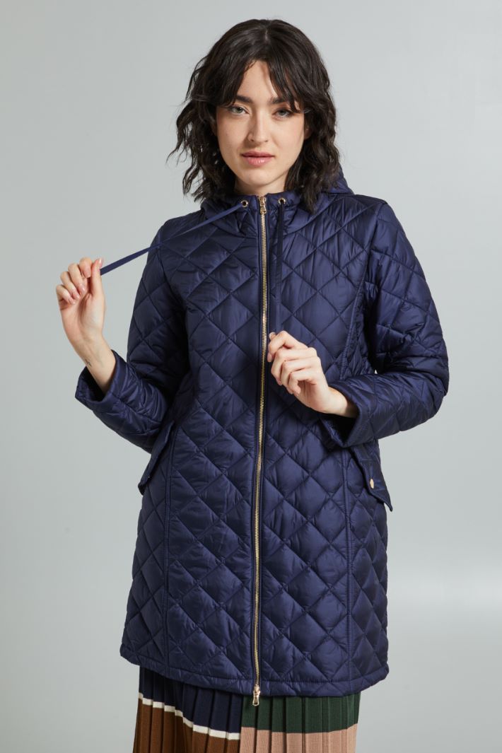 Padded jacket with zip Intrend - 3