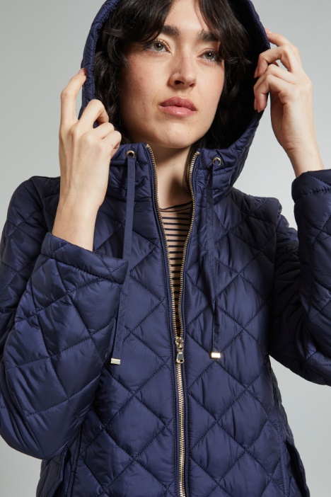 Imbottito trapuntato con zip