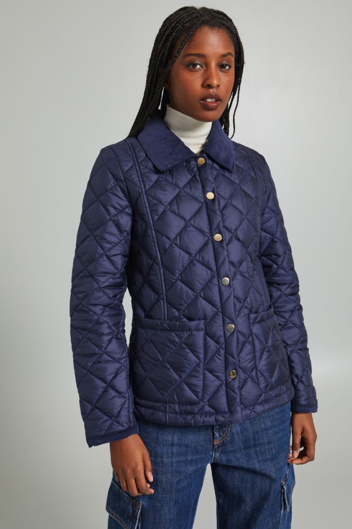 Quilted padded shirt-style jacket Intrend - 3