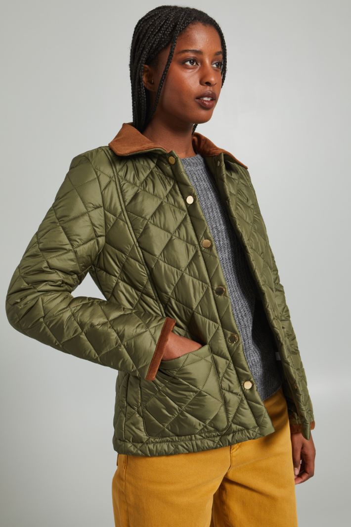 Quilted padded shirt-style jacket Intrend - 3