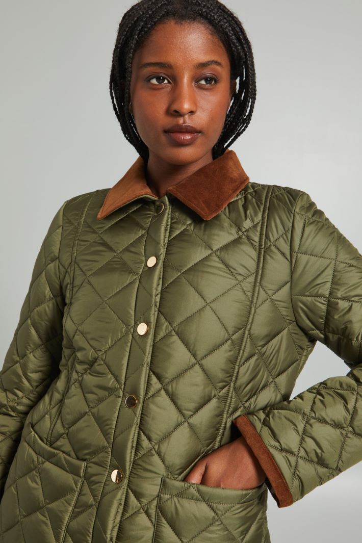 Quilted padded shirt-style jacket Intrend - 4