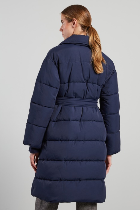 Imbottito lungo con cintura