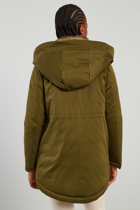 Giaccone imbottito in ottoman