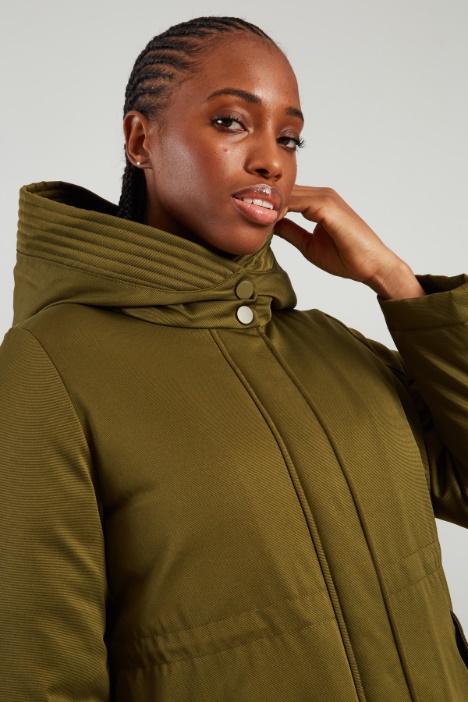 Giaccone imbottito in ottoman