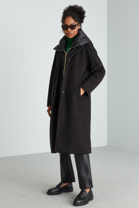 Padded coat with removable inserts Intrend