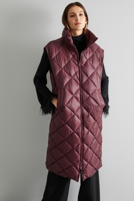 Imbottito lungo a collo alto