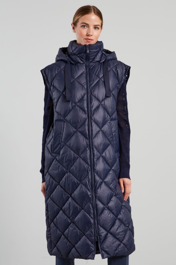 Long high neck padded coat Intrend - 4