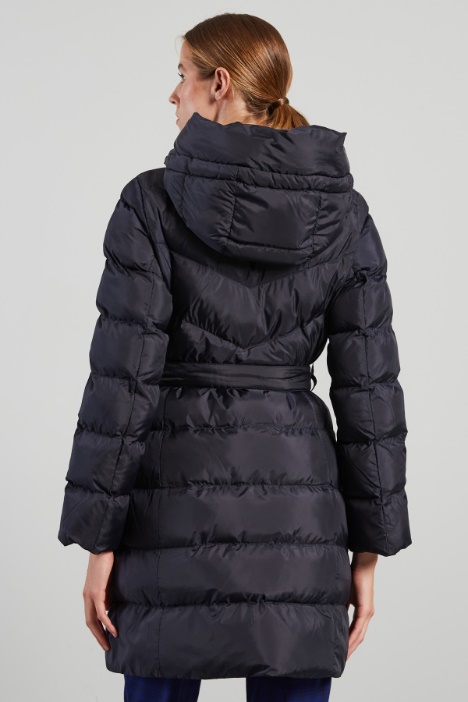 Imbottito lungo in raso tecnico