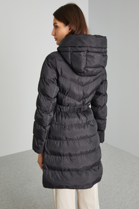 Imbottito lungo in raso tecnico