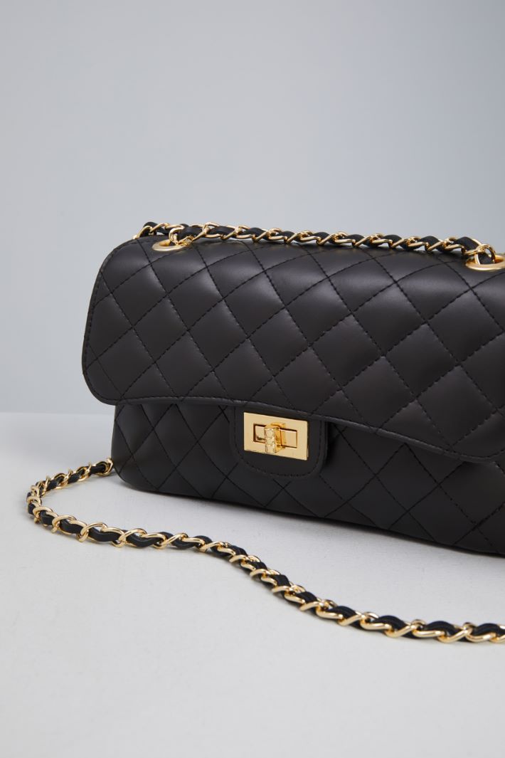 Quilted leather bag Intrend - 4