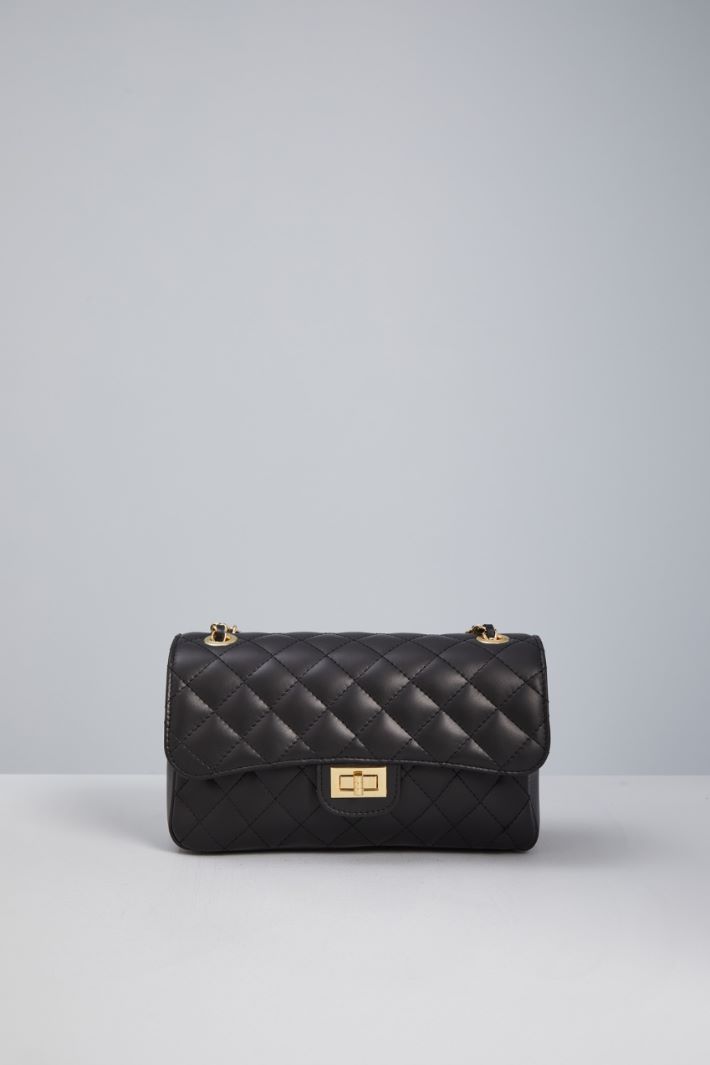 Quilted leather bag Intrend