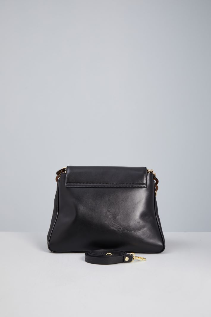 Leather trapeze bag Intrend - 3