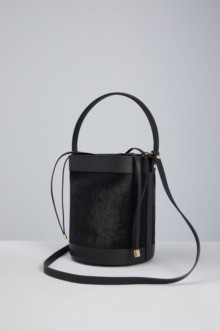 Pony skin bucket bag Intrend - 2