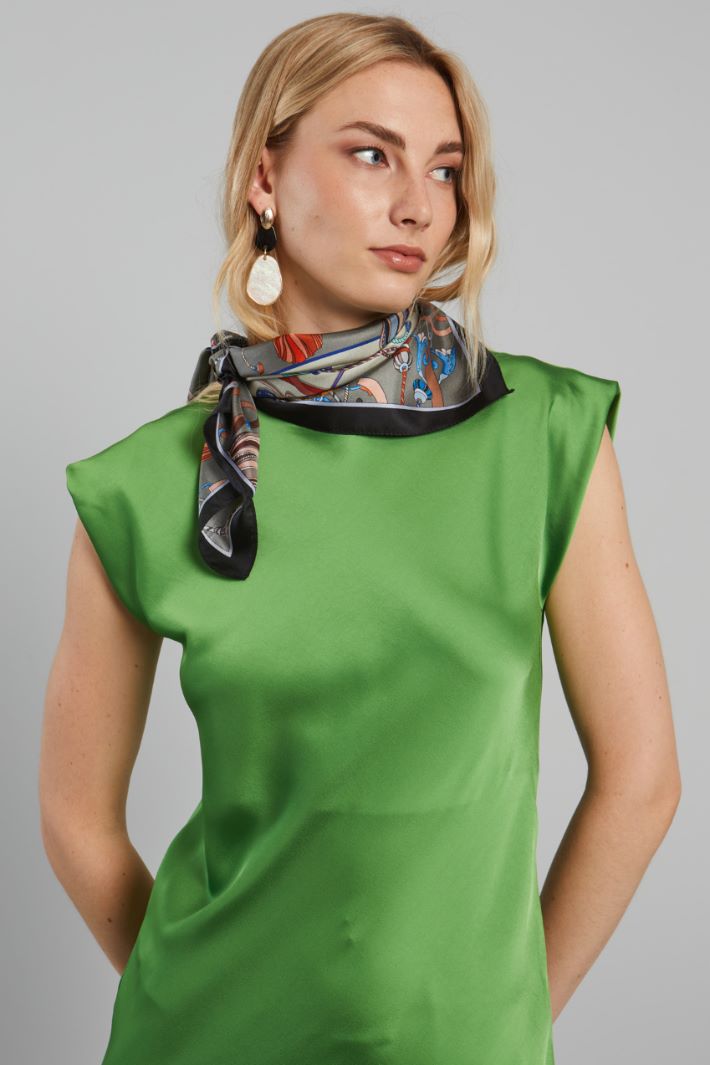 Pure silk foulard Intrend - 2