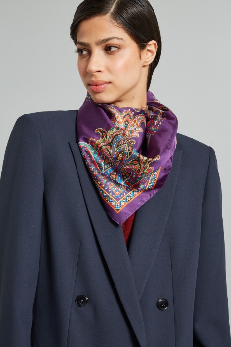 Foulard in twill
