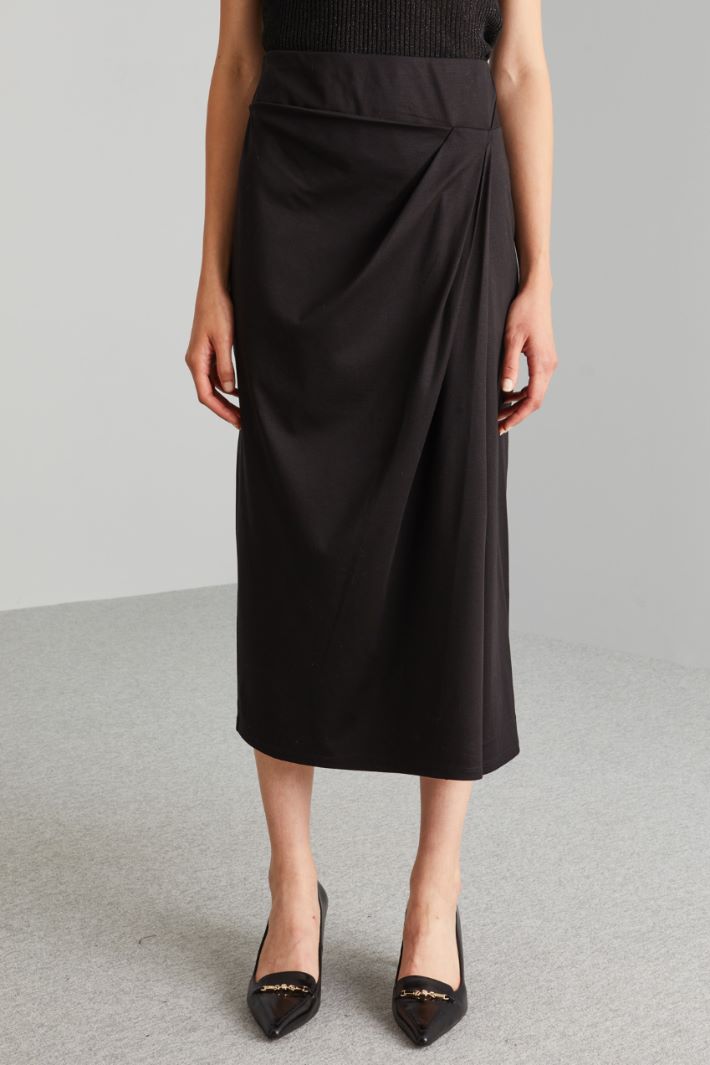 Knotted jersey skirt Intrend - 3