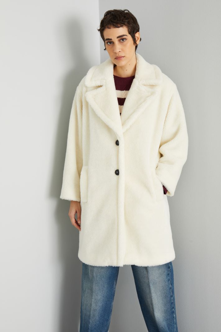 Plush-effect coat Intrend - 3