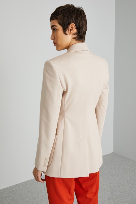 Blazer in jersey pesante