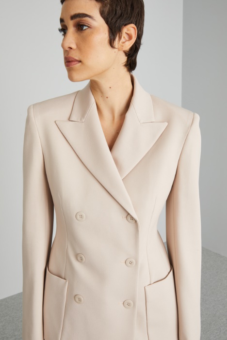 Blazer in jersey pesante