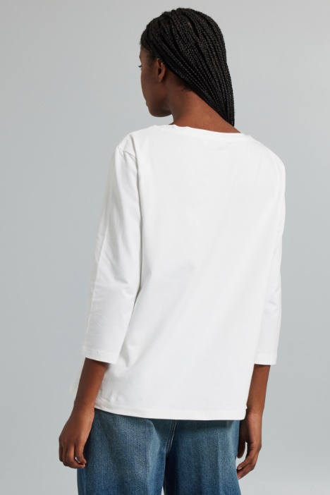 T-shirt in jersey di cotone