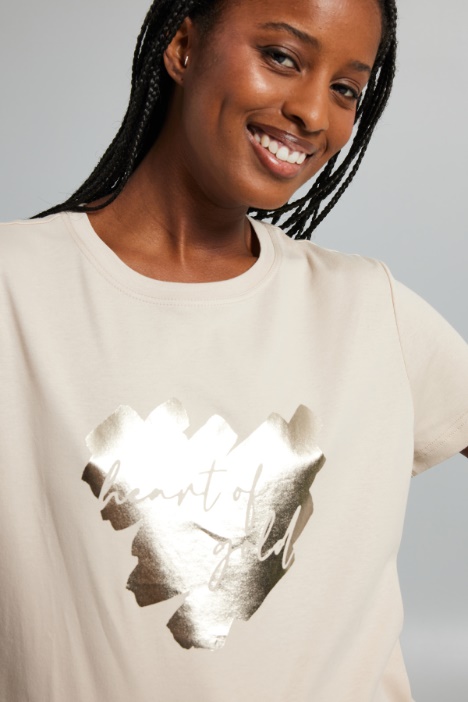 Camiseta de punto con estampado