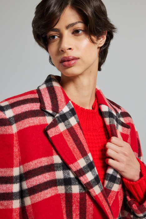 Cappotto over in panno