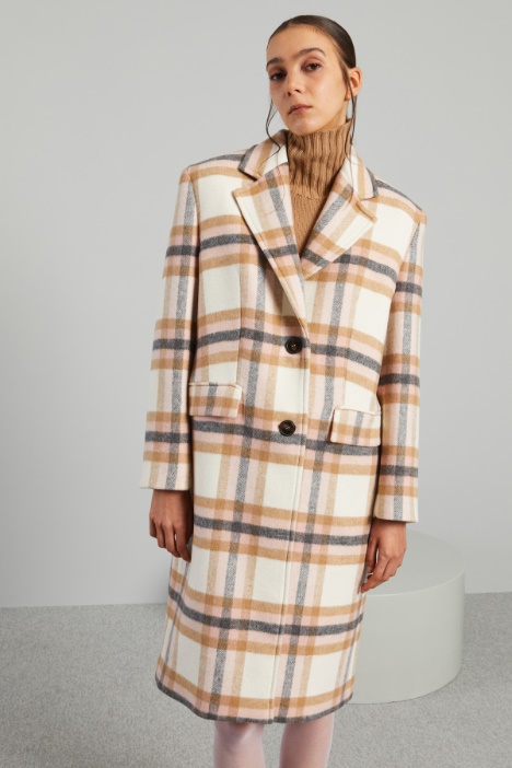 Cappotto over in panno