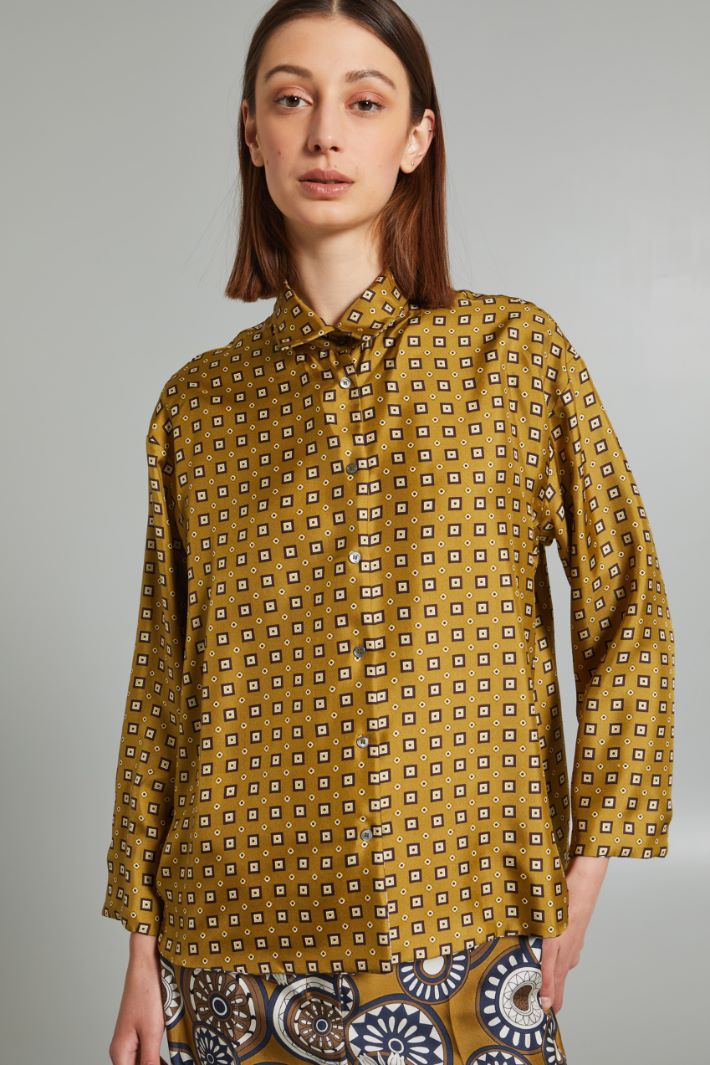 Reversible silk shirt Intrend - 4