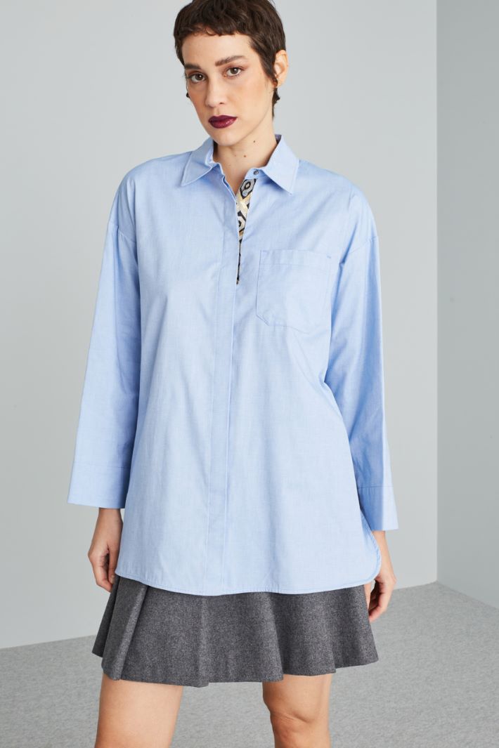 Oxford shirt with pocket Intrend - 3