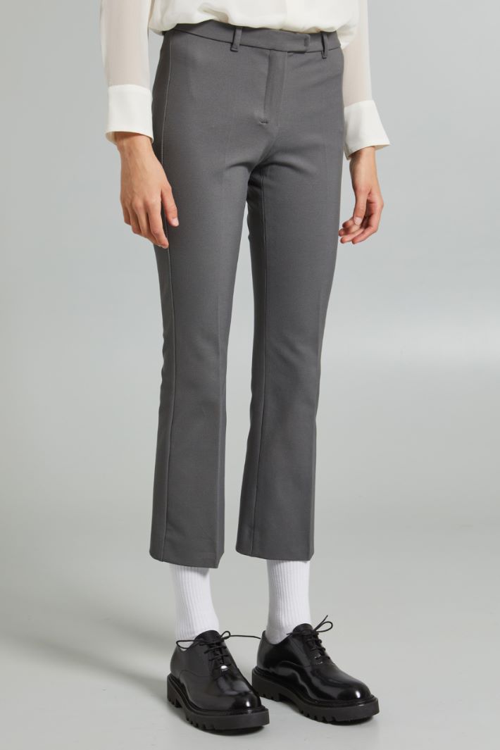 Cotton-blend trousers Intrend - 3